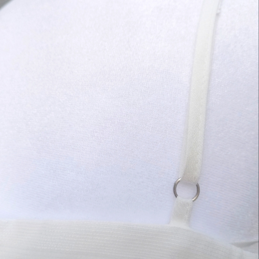 Princess Polly White Tier Tassel Dress Size 2 - Picture 6 of 7